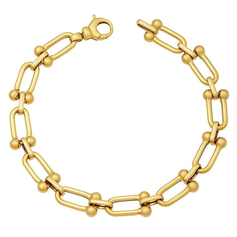 7MM Gold Bracelet – TALI ESPI